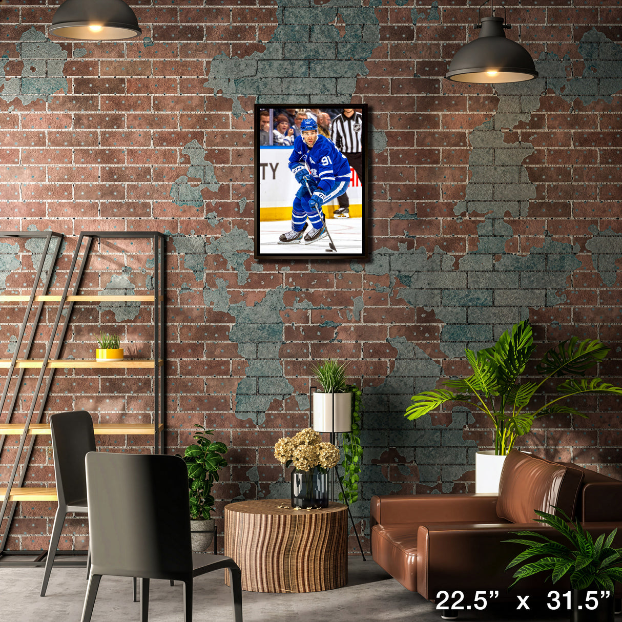 John Tavares 20x29 Framed Canvas Toronto Maple Leafs – Lifestyle – Frameworth