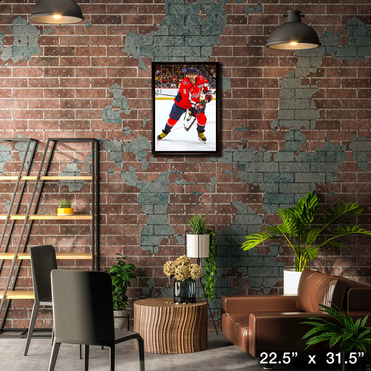 Alexander Ovechkin 20x29 Framed Canvas Washington Capitals – Lifestyle – Frameworth