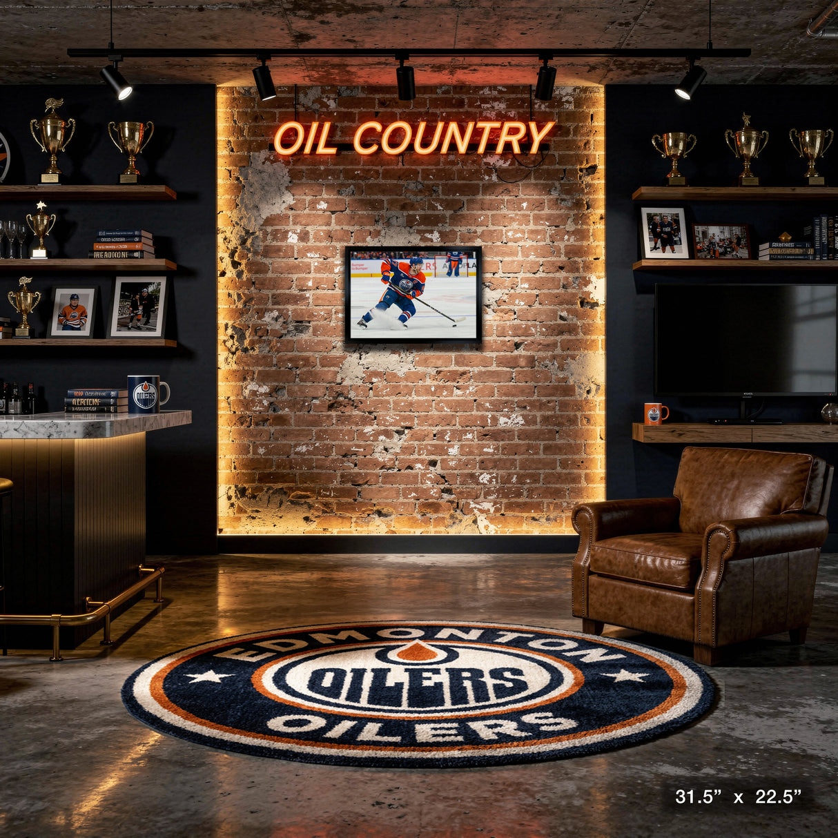 Connor McDavid 20x29 Framed Canvas Oilers 2025 Playoffs – View 4 – Frameworth