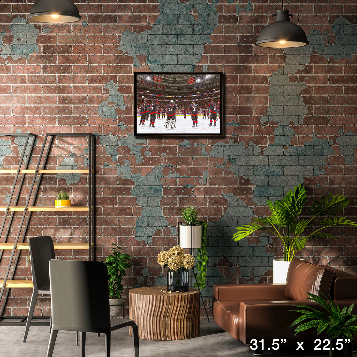 Carolina Hurricanes Framed 20x29 CelebrationCanvas – Lifestyle – Frameworth