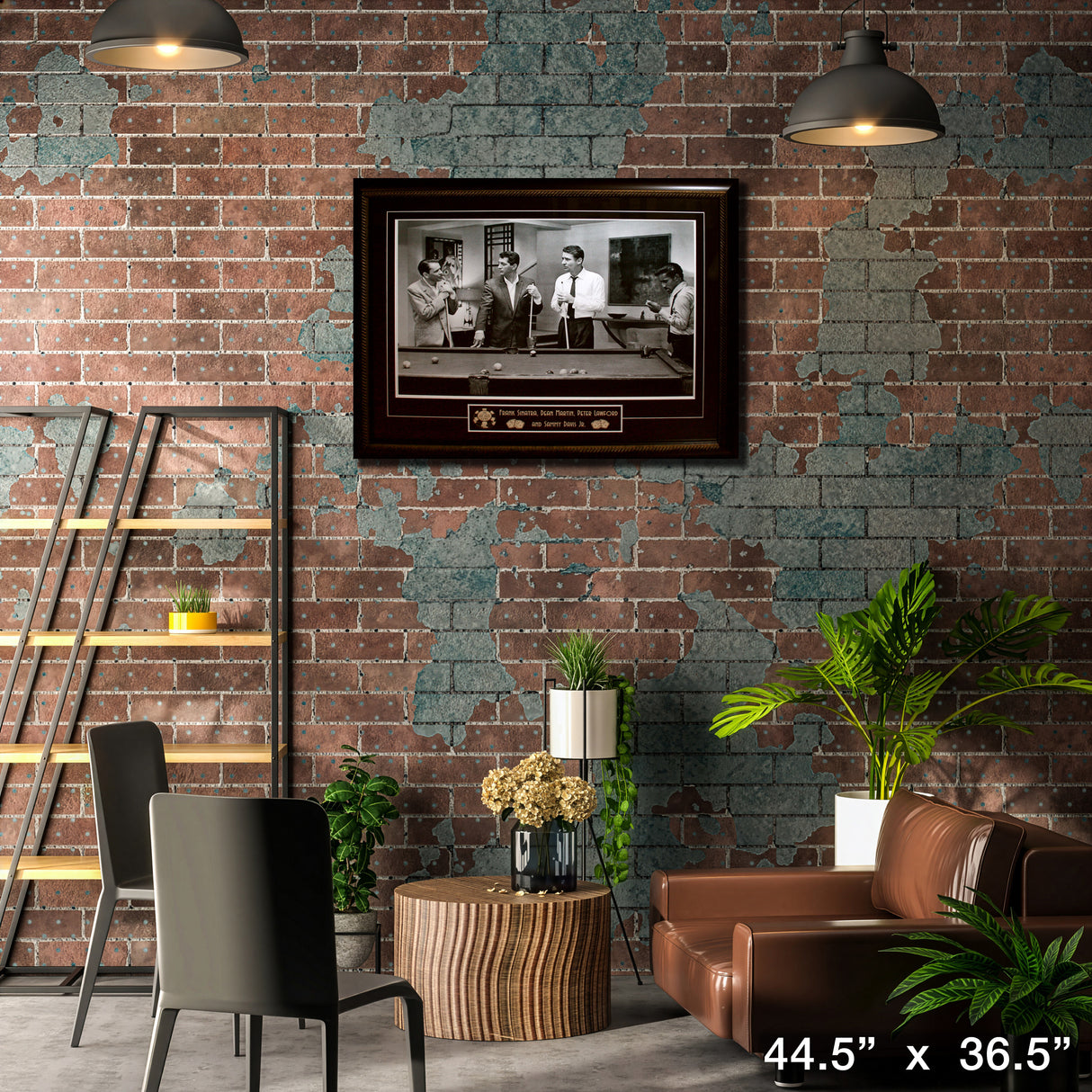 Rat Pack Framed Playing Pool – Lifestyle – Frameworth