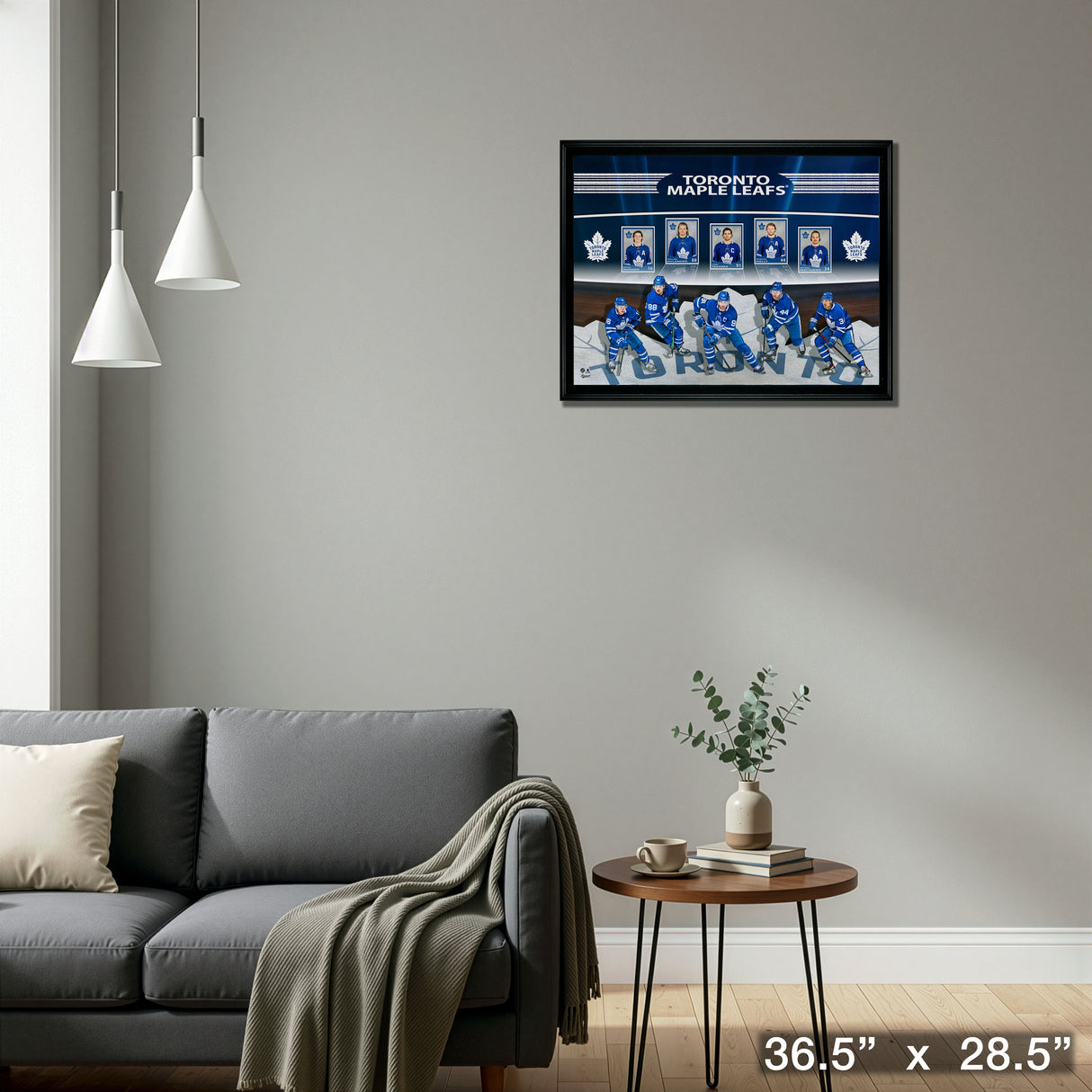 Toronto Maple Leafs Framed Card Collage – Detail – Frameworth