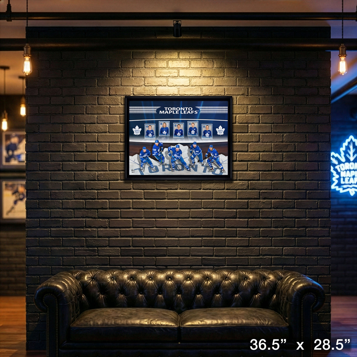 Toronto Maple Leafs Framed Card Collage – View 4 – Frameworth