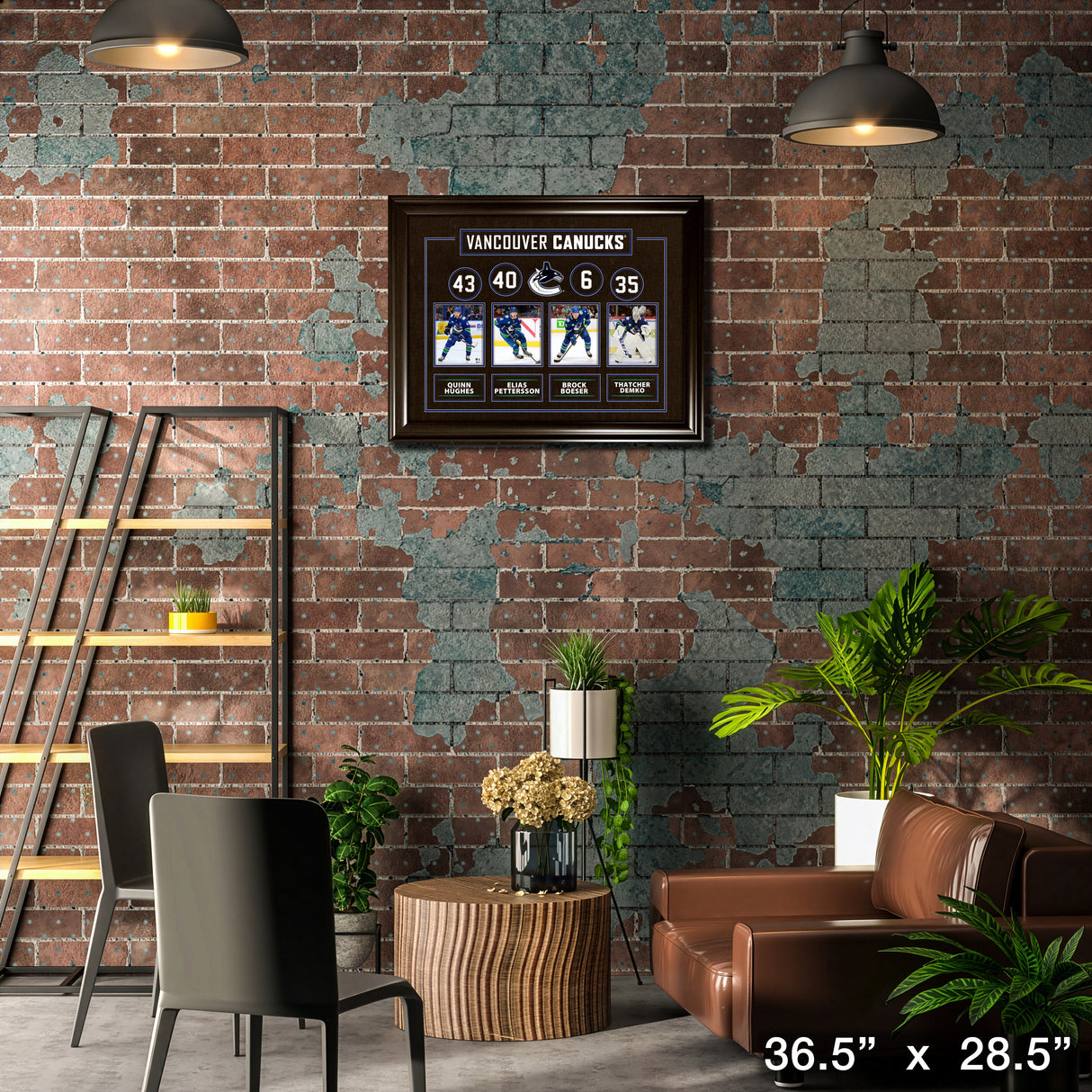 Vancouver Canucks Current Player Best of the Best Framed Collage – Lifestyle – Frameworth