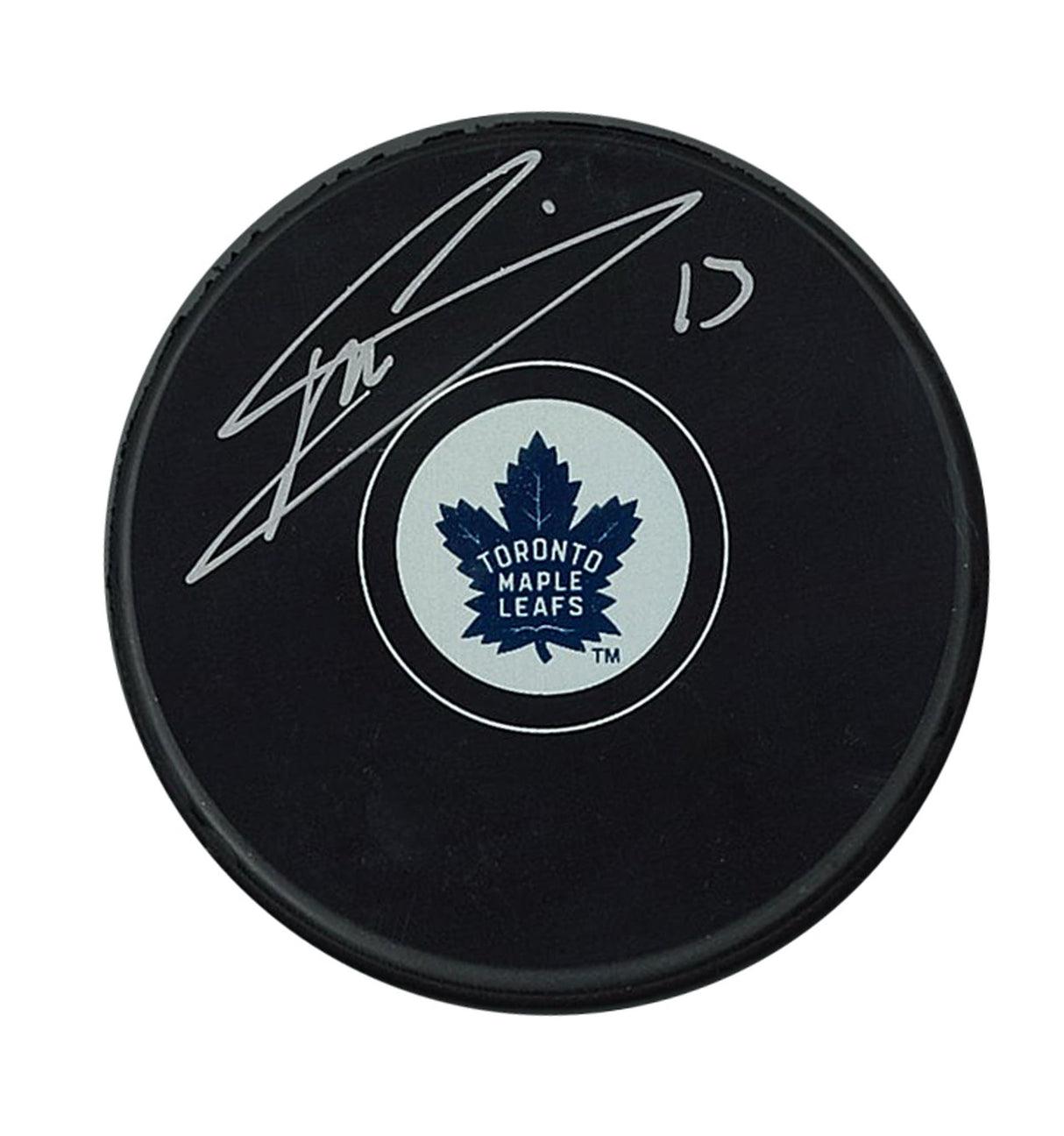 Mats Sundin Signed Toronto Maple Leafs Autograph Series Puck