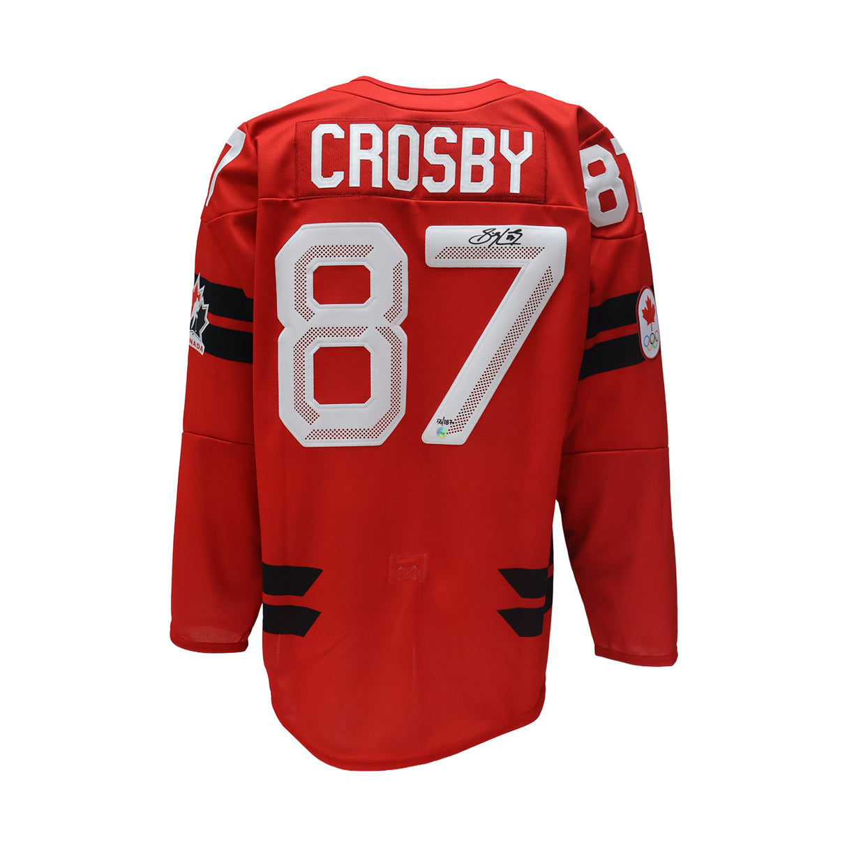 Sidney Crosby Signed Hockey Canada 2026 Red Bauer Semi-Pro Jersey (Limited Edition of 187)