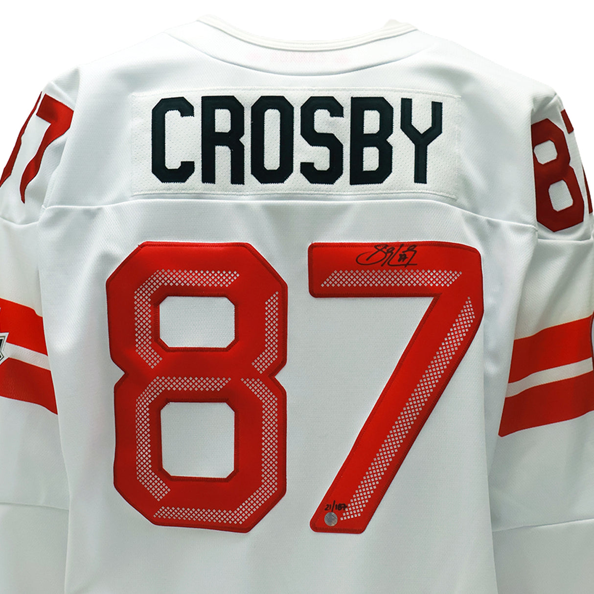 Sidney Crosby Signed Hockey Canada 2026 White Bauer Semi-Pro Jersey (Limited Edition of 187)