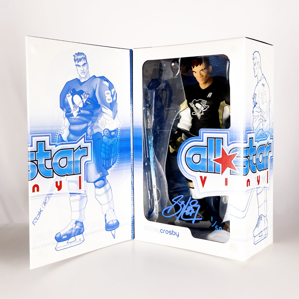 Sidney Crosby Signed Action Figure "NHL 1" Limited Edition SC1 Black (Limited Edition of 50) - AUCTION