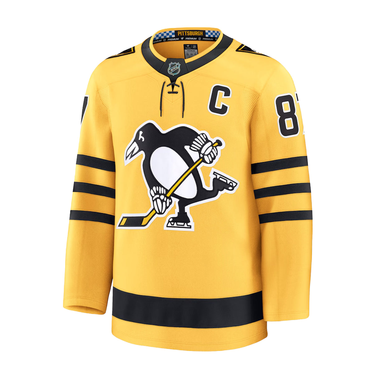 Auction - Sidney Crosby Signed Penguins 2025 Alternate Fanatics Premium Jersey (Limited Edition of 87) - AUCTION