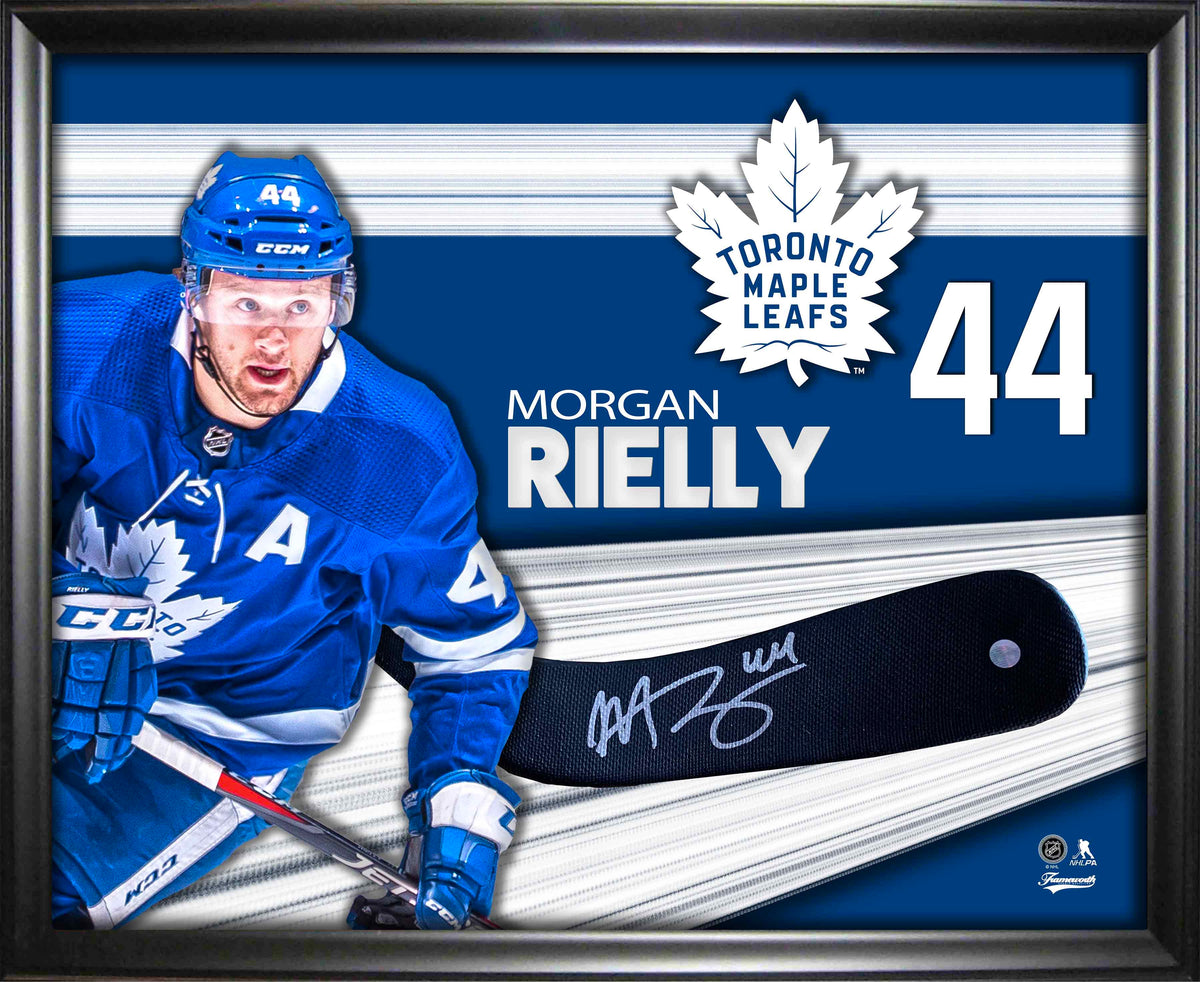 Morgan Rielly Signed PhotoGlass Framed Toronto Maple Leafs Stickblade - AUCTION
