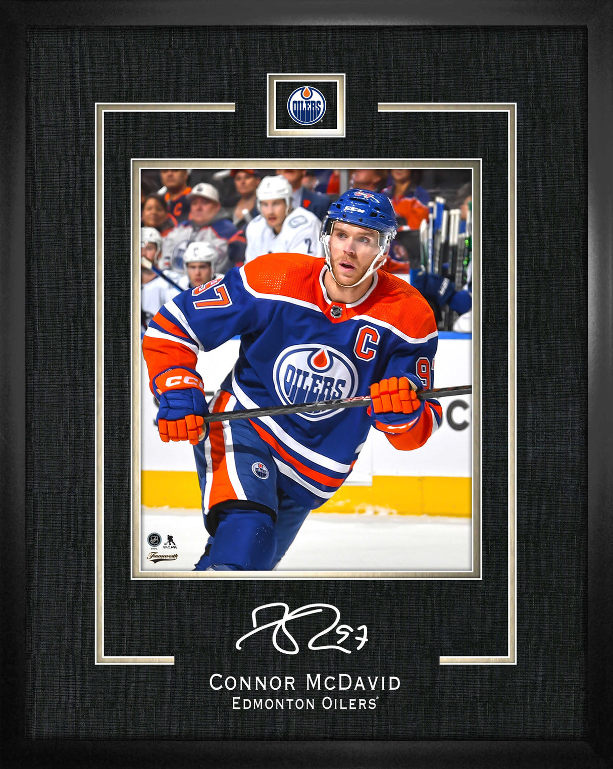 Connor McDavid 16X20 Replica Signature Frame Oilers