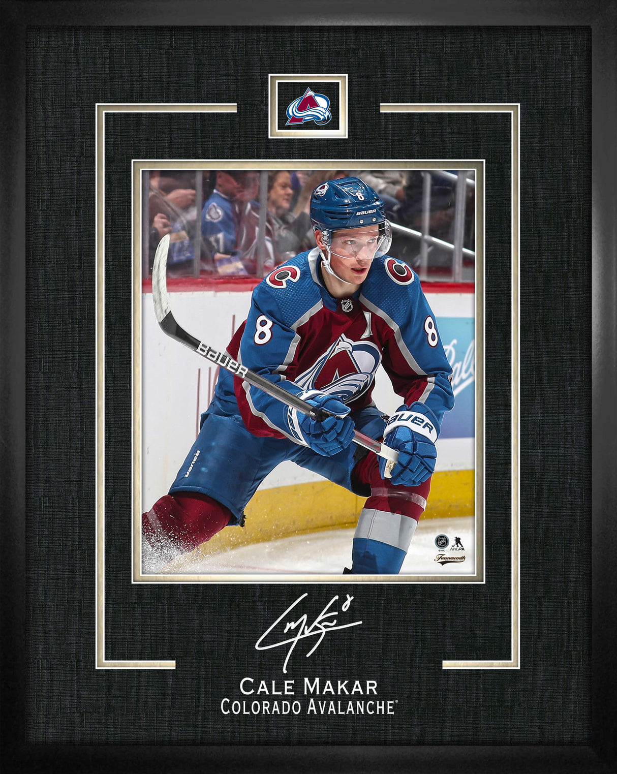 Cale Makar 16x20 Replica Signature Frame Avalanche