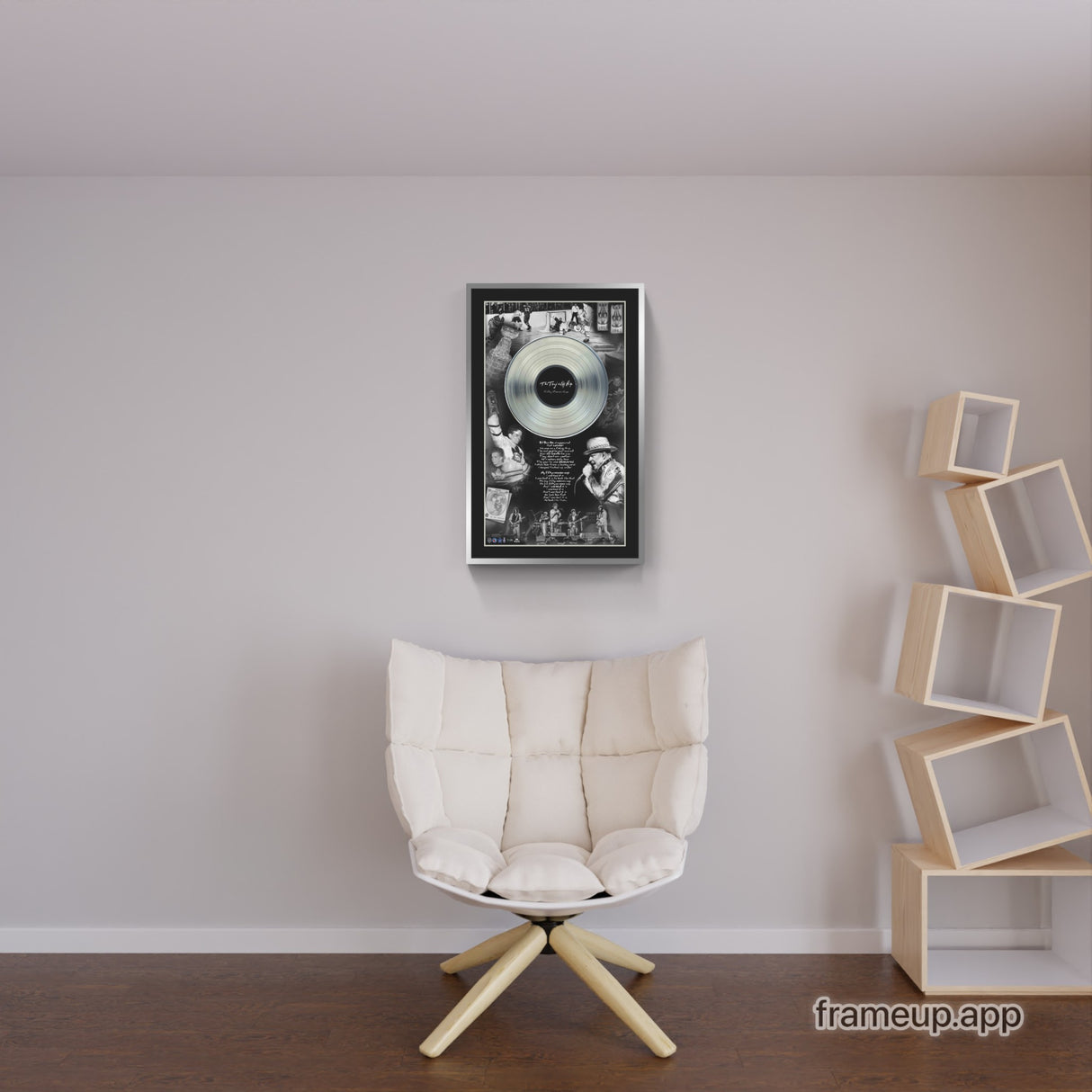 The Tragically Hip and Bill Barilko Framed Collage with Platinum LP