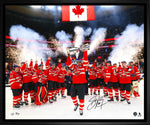 Sidney Crosby Signed 20x24 Framed Canvas 2025 Four Nations Canada Champions (Player Proof Edition of 25)