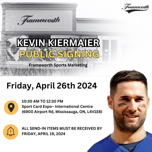 Kevin Kiermaier Send In - Frameworth Sports Canada 