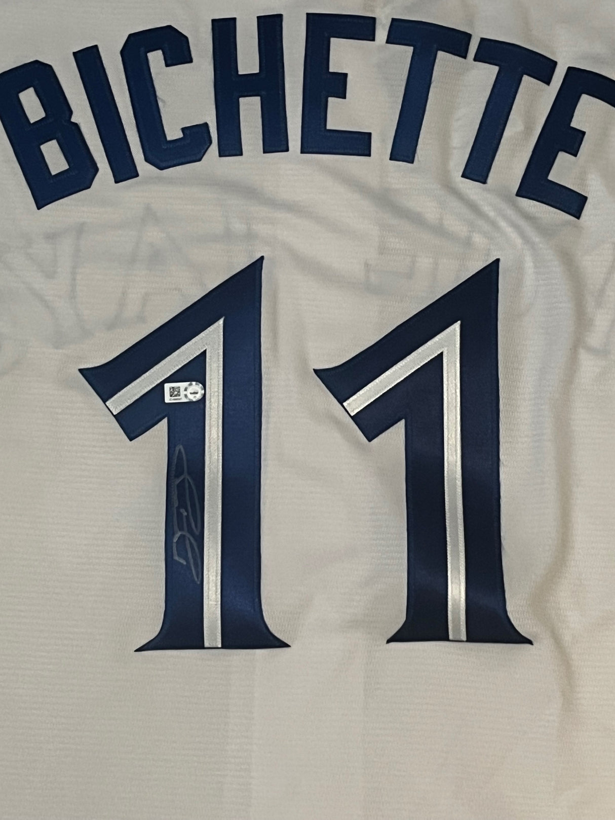 Bo Bichette Signed Toronto Blue Jays Majestic Coolbase Jersey - AUCTION