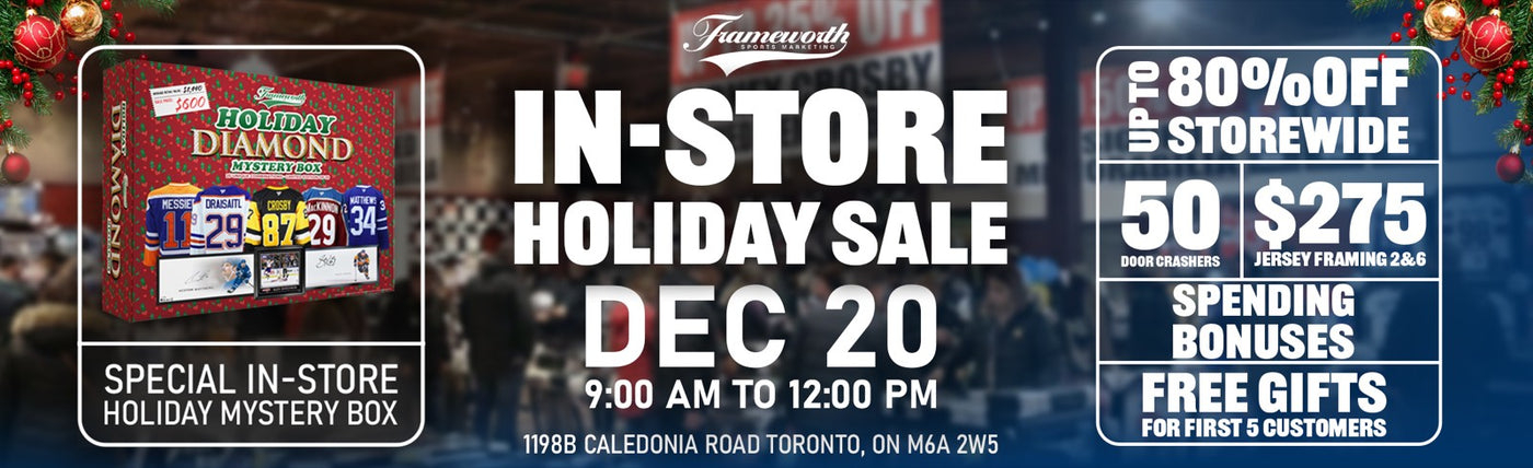 In-Store Holiday Sale Hero Banner Desktop