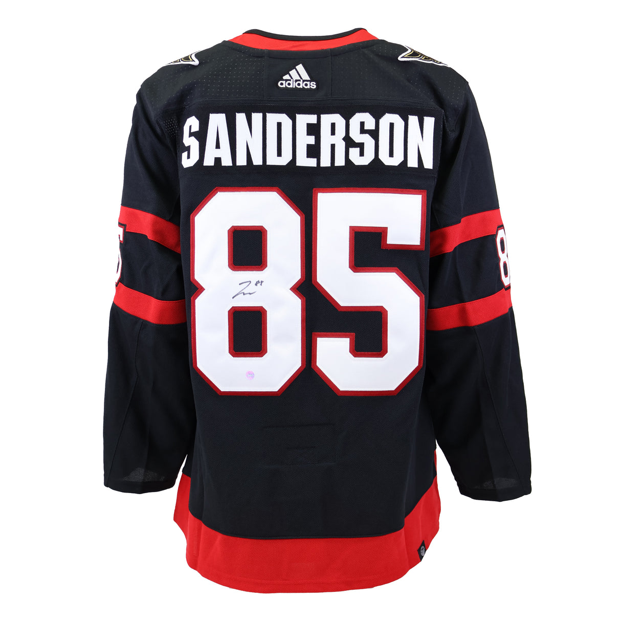 Jake Sanderson Signed Ottawa Senators Adidas Authentic Home Jersey