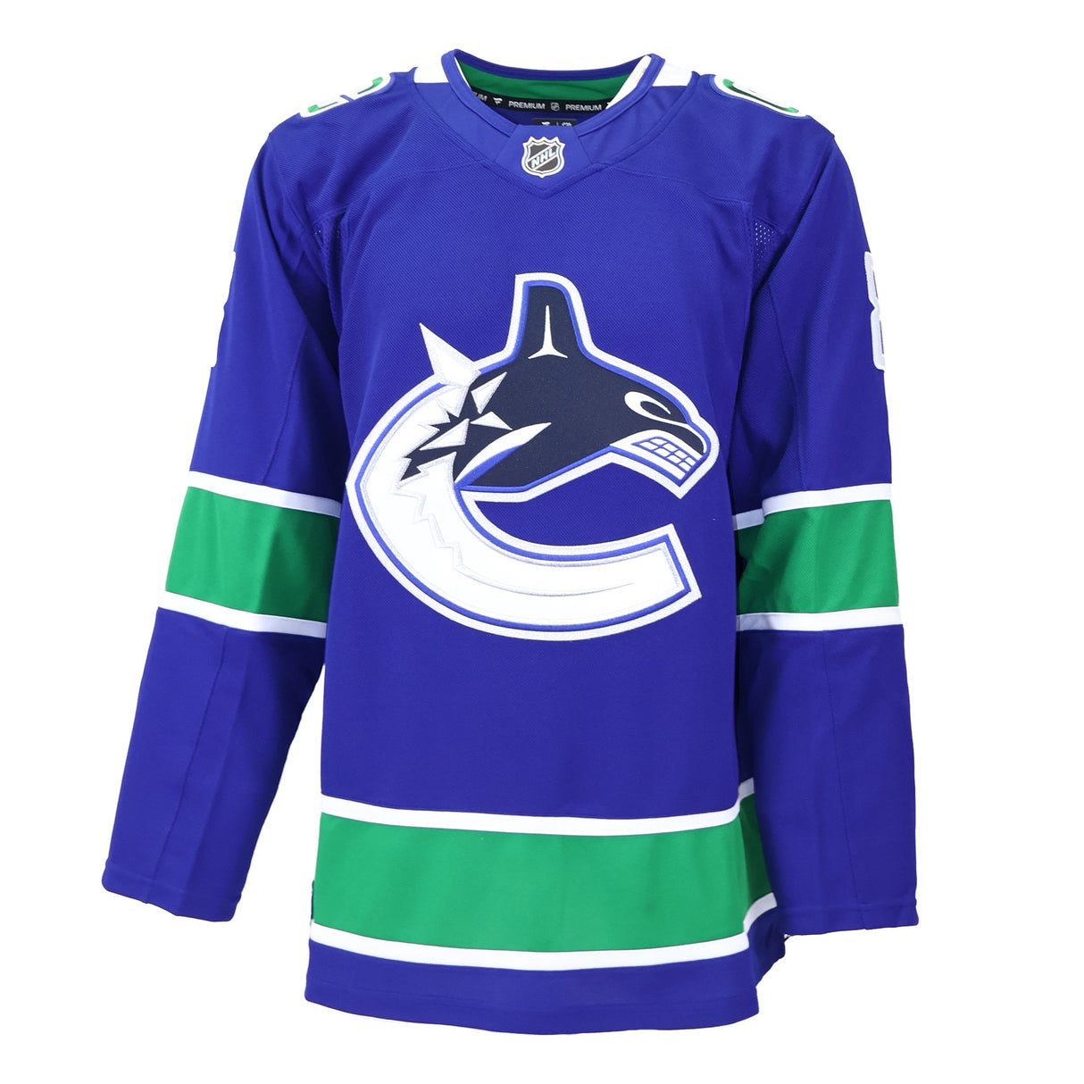 Conor Garland Signed Vancouver Canucks Fanatics Premium Home Jersey