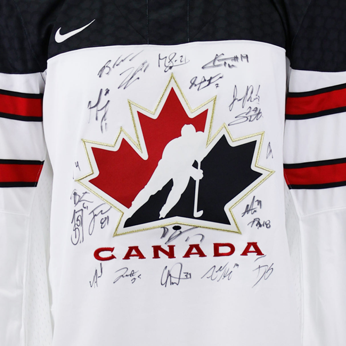 2019 IIHF Mens World Championship Team Canada Multi-Signed Jersey