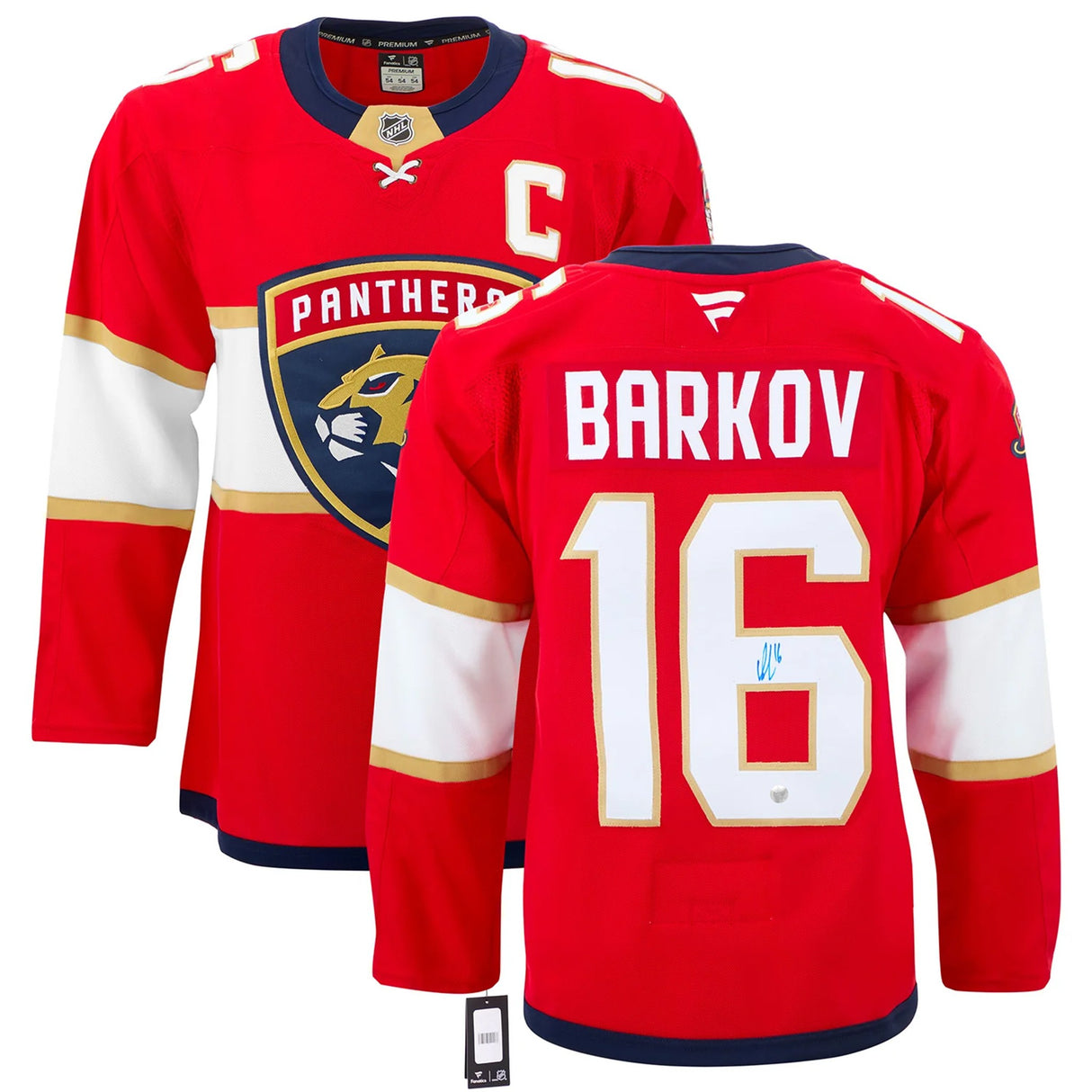 Aleksander Barkov Signed Florida Panthers Fanatics Premium Home Jersey