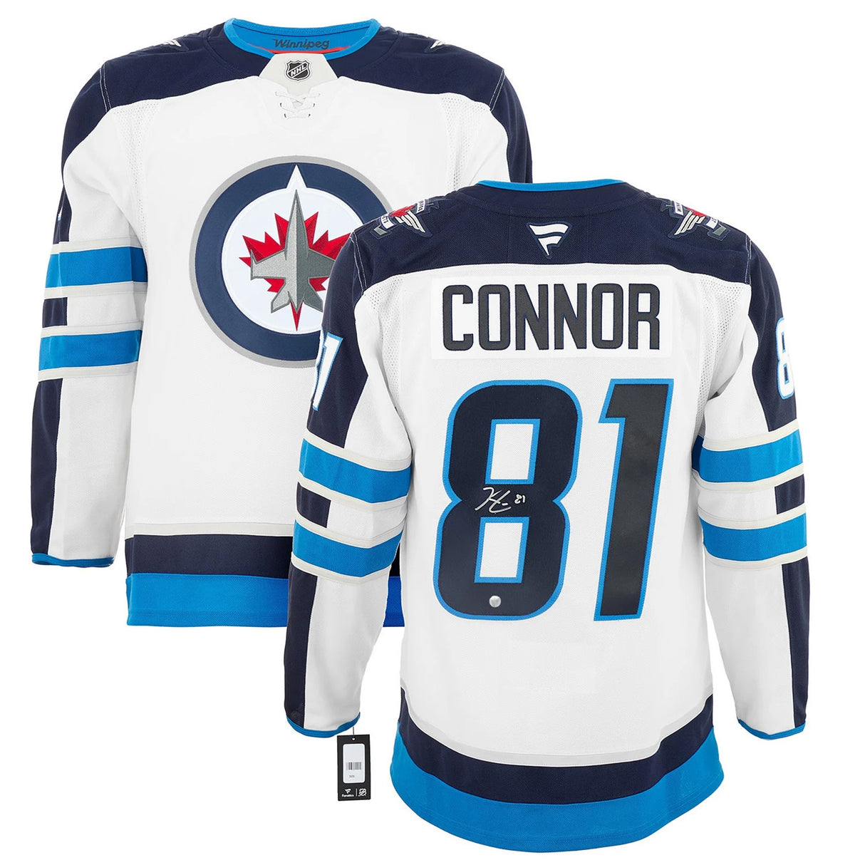 Kyle Connor Signed Winnipeg Jets Fanatics Premium Away Jersey