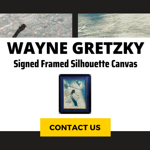 Wayne Gretzky Signed Framed "The Silhouette" Canvas