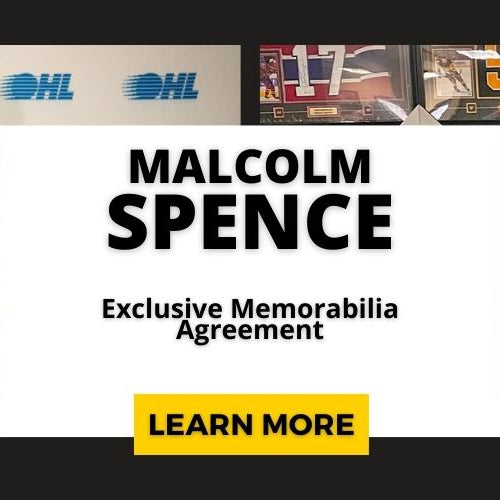 Malcolm Spence Signs Exclusive Autograph Agreement with Frameworth