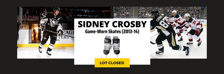 Sidney Crosby Game Worn Reebok 11K Skates (2013-14)