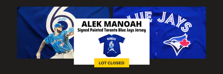 Alek Manoah Signed Toronto Blue Jays Hand-Painted Jersey