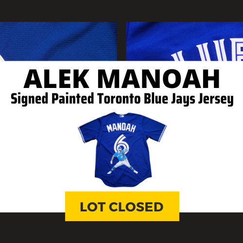 Alek Manoah Signed Toronto Blue Jays Hand-Painted Jersey