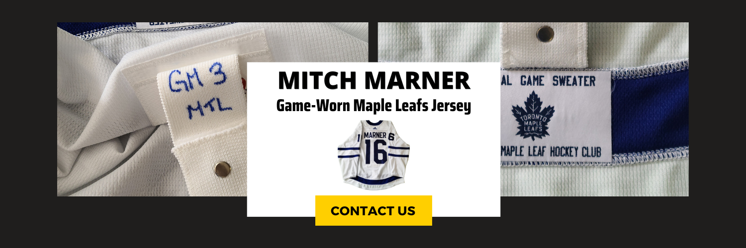 Mitch Marner Game-Worn Toronto Maple Leafs Adidas Auth. Jersey (Game 3 of the Playoffs vs Montreal Canadiens)