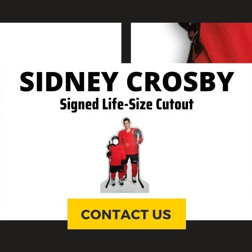 Sidney Crosby Signed Life-Size Cardboard Cut-out