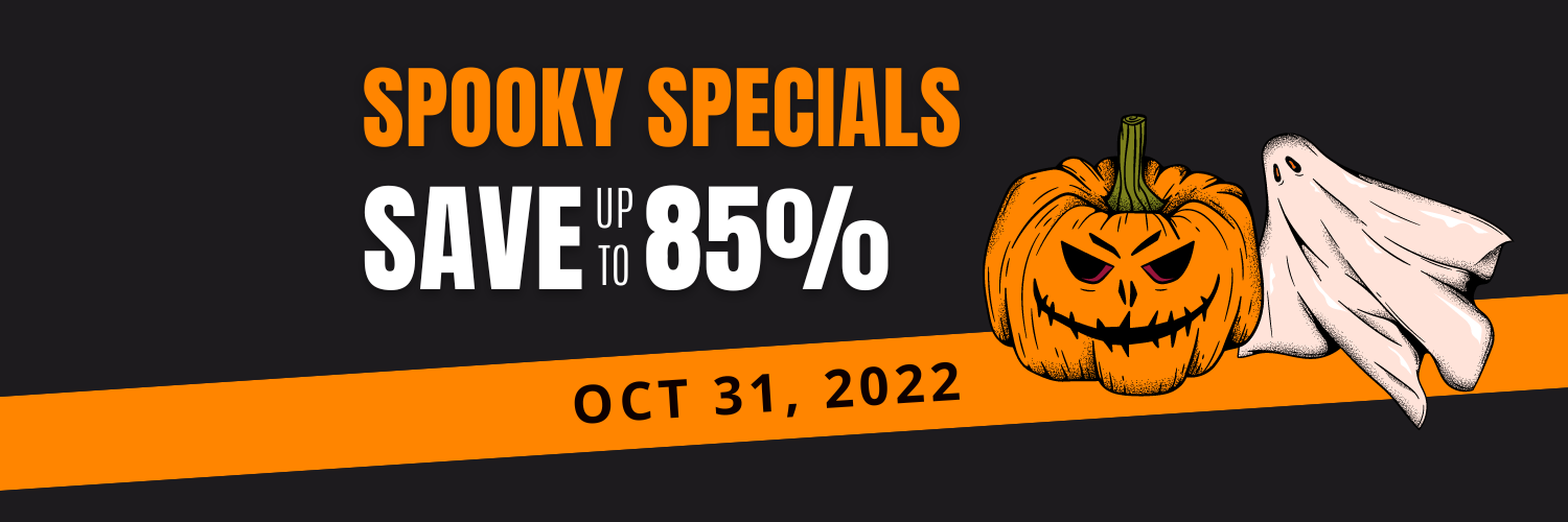 FLASH SALE - Spooky Specials: LIVE until midnight!