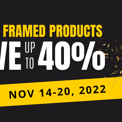 40% OFF signed framed products - THIS WEEK ONLY!