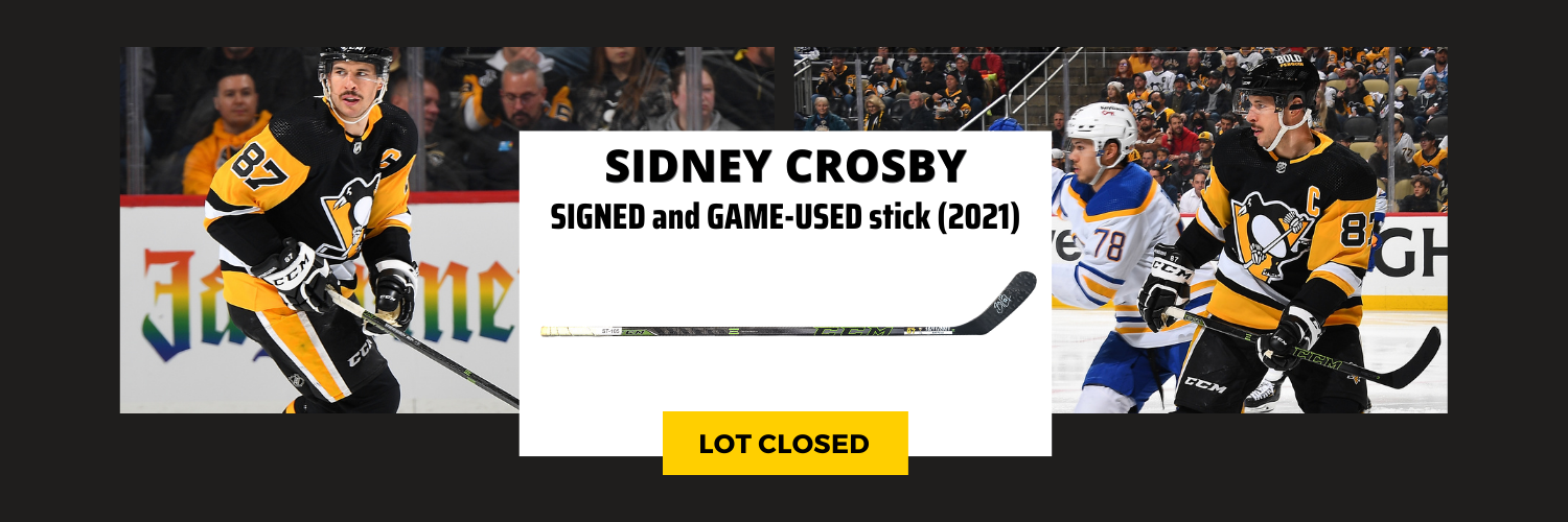 Sidney Crosby Pittsburgh Penguins Game-Used 2019 All-Star Game