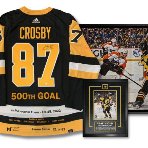 celebrating the 1st anniversary of sidney crosby's 500th nhl goal