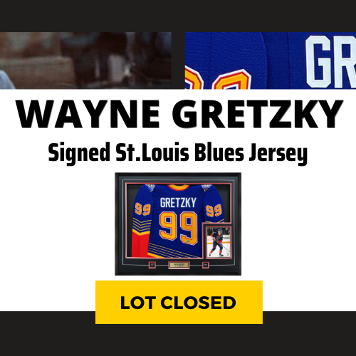 Lot Detail - Wayne Gretzky Autographed St. Louis Blues Jersey