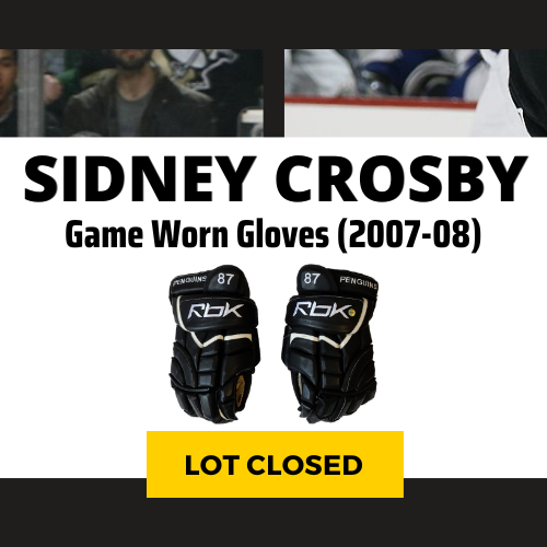 Sidney Crosby Game Worn Gloves (2007-08)