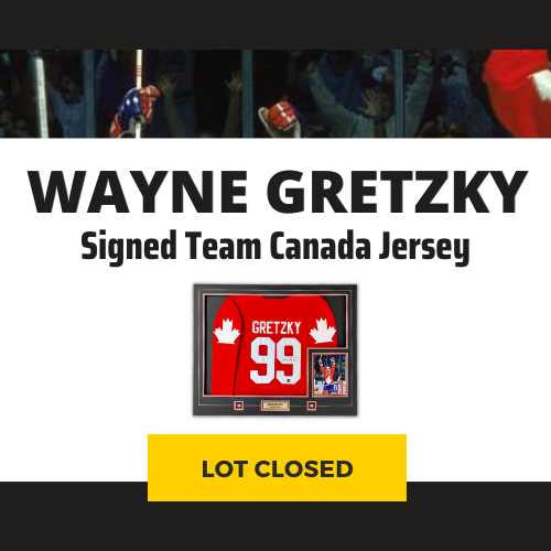 Wayne Gretzky Signed Framed Team Canada Jersey