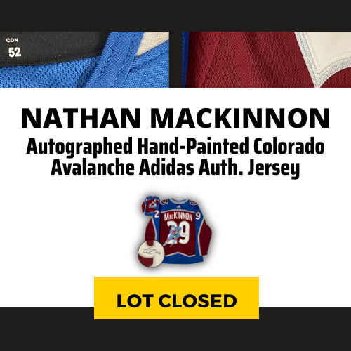 Nathan MacKinnon Signed Colorado Avalanche Jersey