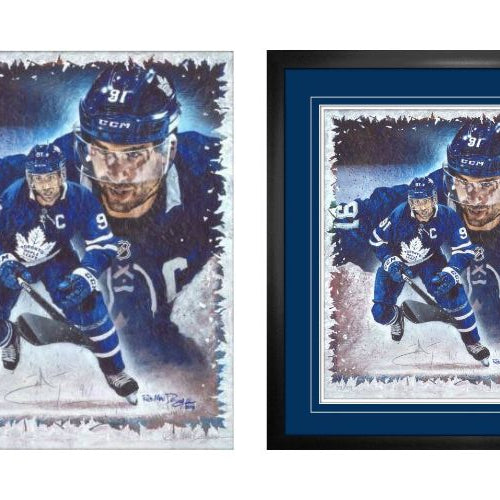 John Tavares and Rob MacDougall Dual-Signed Toronto Maple Leafs Limited Edition Print 
