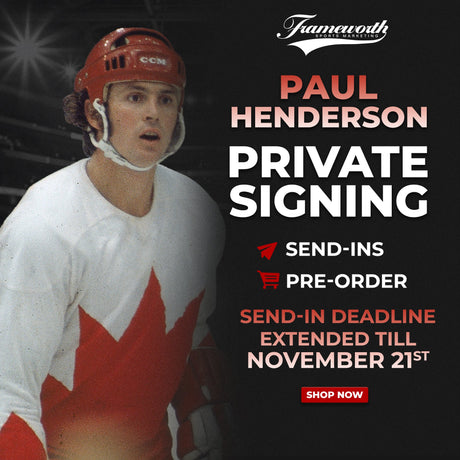 Paul Henderson Signed Memorabilia & Collectibles