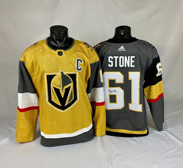 BrandonsProShop Vegas Golden Knights Mark Stone Throwback Vintage Hockey Jersey