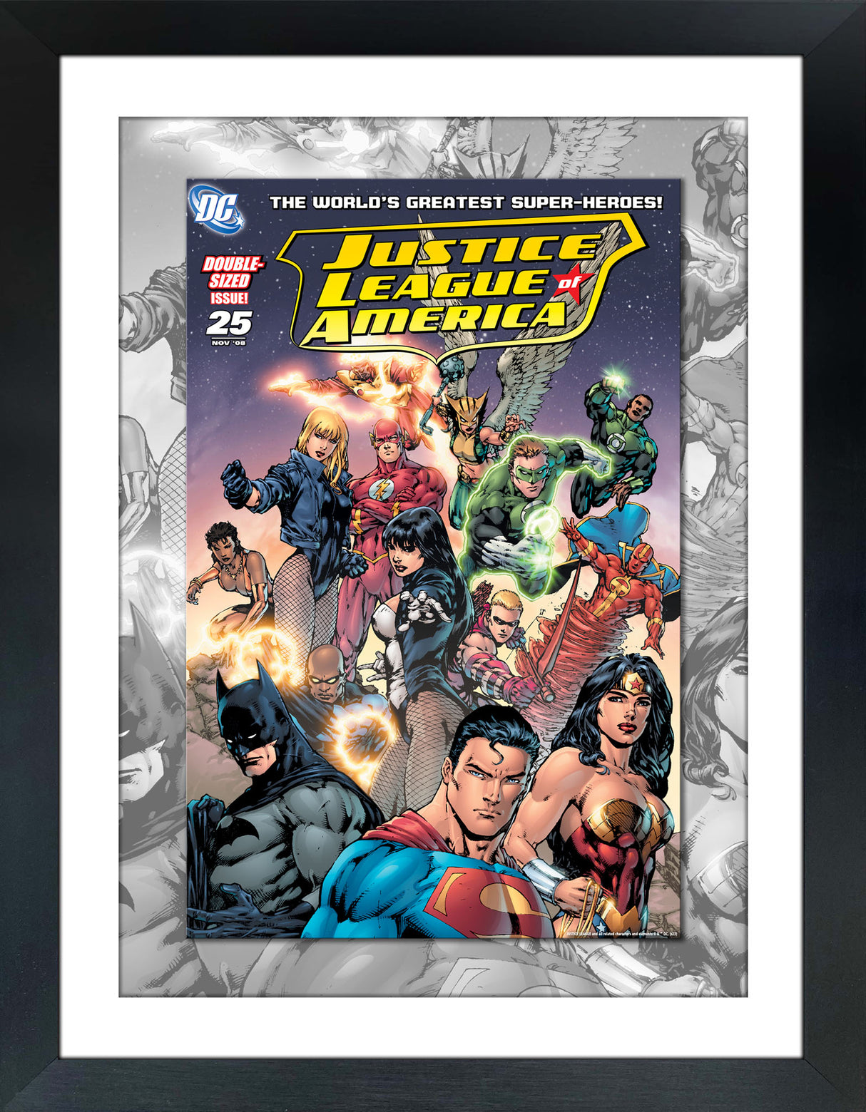 Justice League Framed Comic Cover