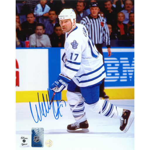 Wendel Clark Toronto Maple Leafs Signed 8x10 Skating Photo - Frameworth Sports Canada 