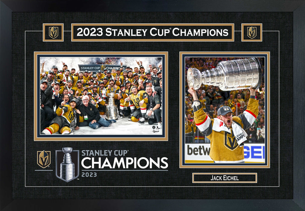 Jack Eichel Framed 18x26 Golden Knights 2023 Stanley Cup Collage
