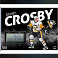 Sidney Crosby Embedded Signature 16x20 PhotoGlass Frame Penguins (Limited Edition of 19)