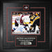 Nathan MacKinnon Colorado Avalanche Signed Framed 8x10 vs. Crosby Photo - Frameworth Sports Canada 
