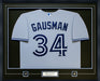 Kevin Gausman Signed Jersey Framed Blue Jays Grey Nike Replica - Frameworth Sports Canada 